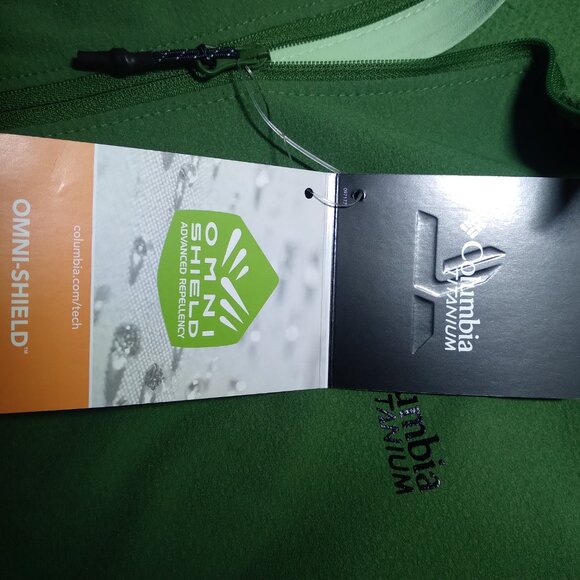 Columbia Spectre Ridge™ Full Zip Tech Fleece Men’s size Medium Omni-Shield Green - Picture 7 of 9